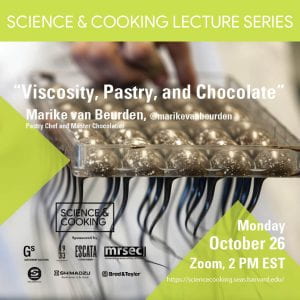 Viscosity, Pastry and Chocolate